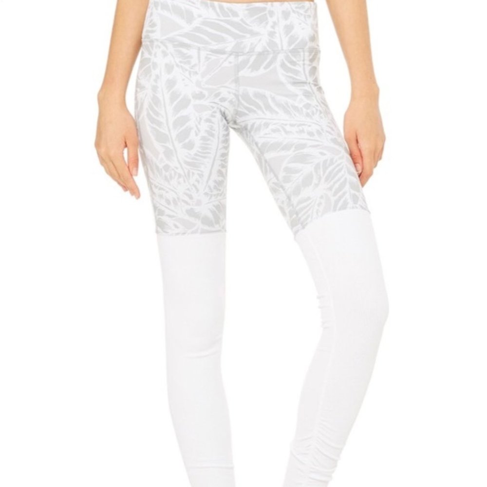 ALO Yoga Goddess Leggings in Palm Springs Print